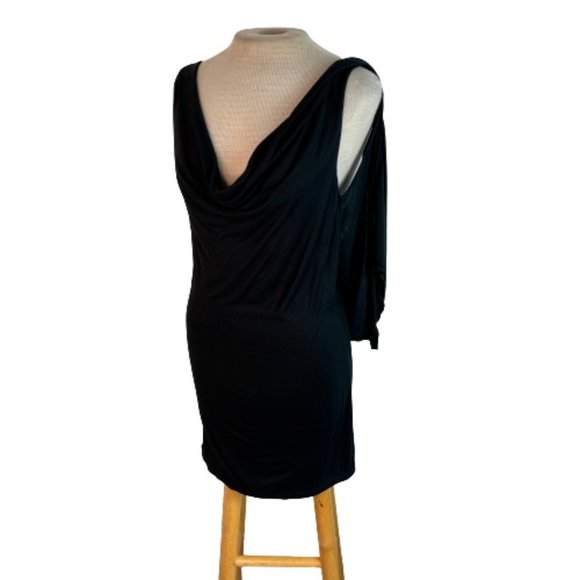 Gillia Dresses & Skirts - Gillia Hawaii Knit Mini Open Back Dress Black XS